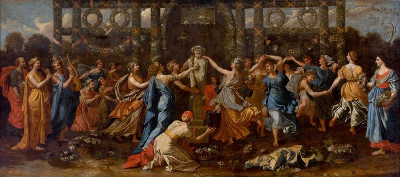 Hymenaios Disguised as a Woman During an Offering to Priapus, Nicolas Poussin